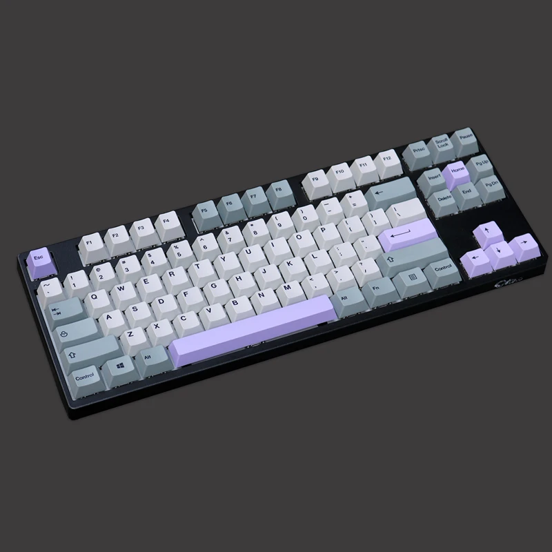 

151 Keys/set GMK Muted Keycaps PBT Dye Sublimation Cherry Profile Keycap Retro Grey Key Caps For 64 68 980 Mechanical Keyboard