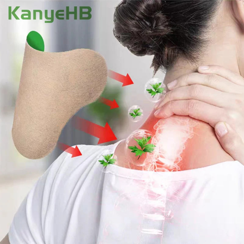 12Pcs Neck Patch Joint Cervical Spondylosis Body Pain Relief Sticker Rheumatoid Arthritis Wormwood Medical Plaster A181