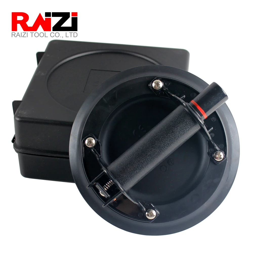 Raizi 8 Inch Vacuum Suction Cup with ABS handle Heavy Duty Vacuum Lifter for Granite Tile Glass Manual Lifting Handling Tool