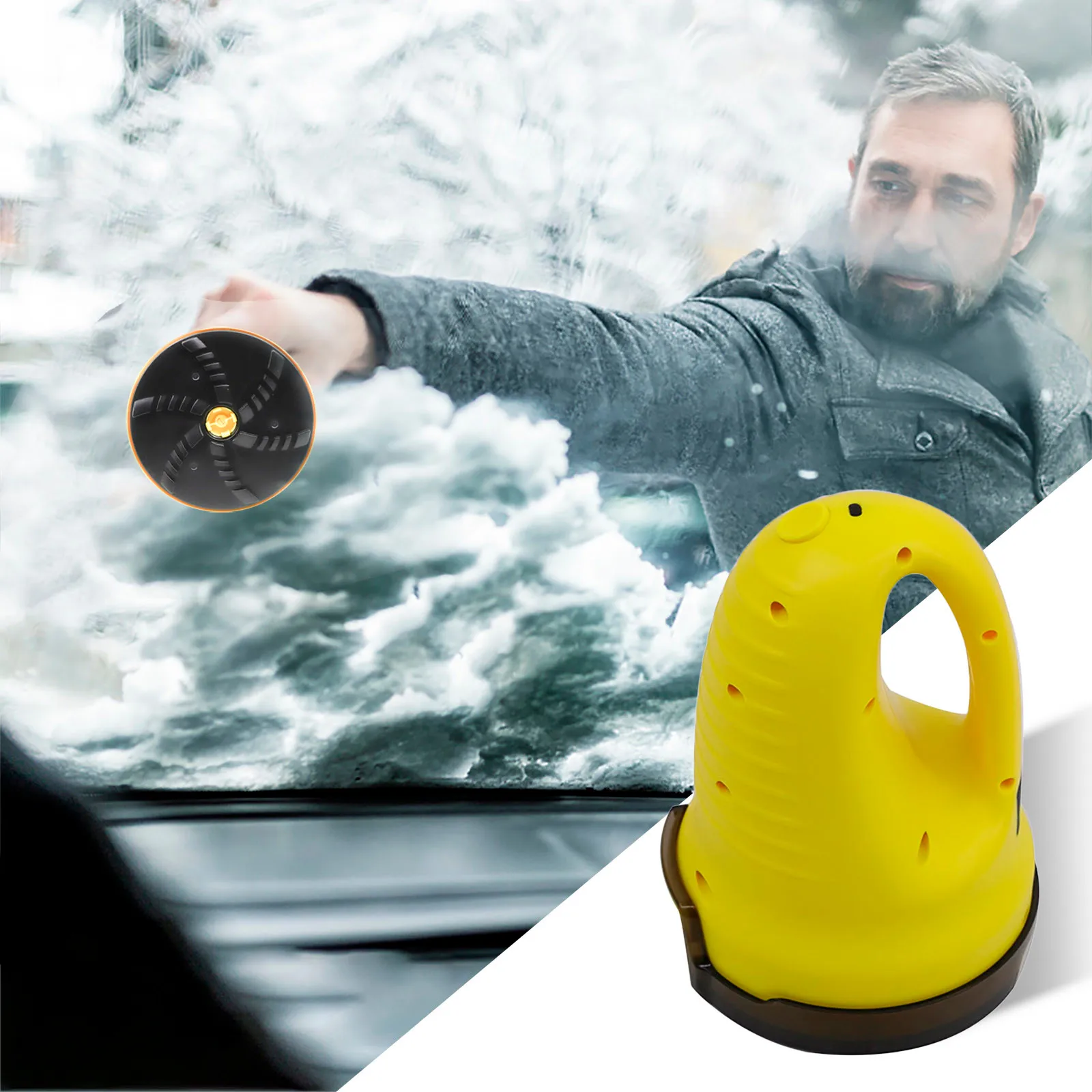 Electric Heated Car Ice Scraper Automobiles Cigarette Lighter Snow Removal Shovel Windshield Glass Defrost Clean Tools