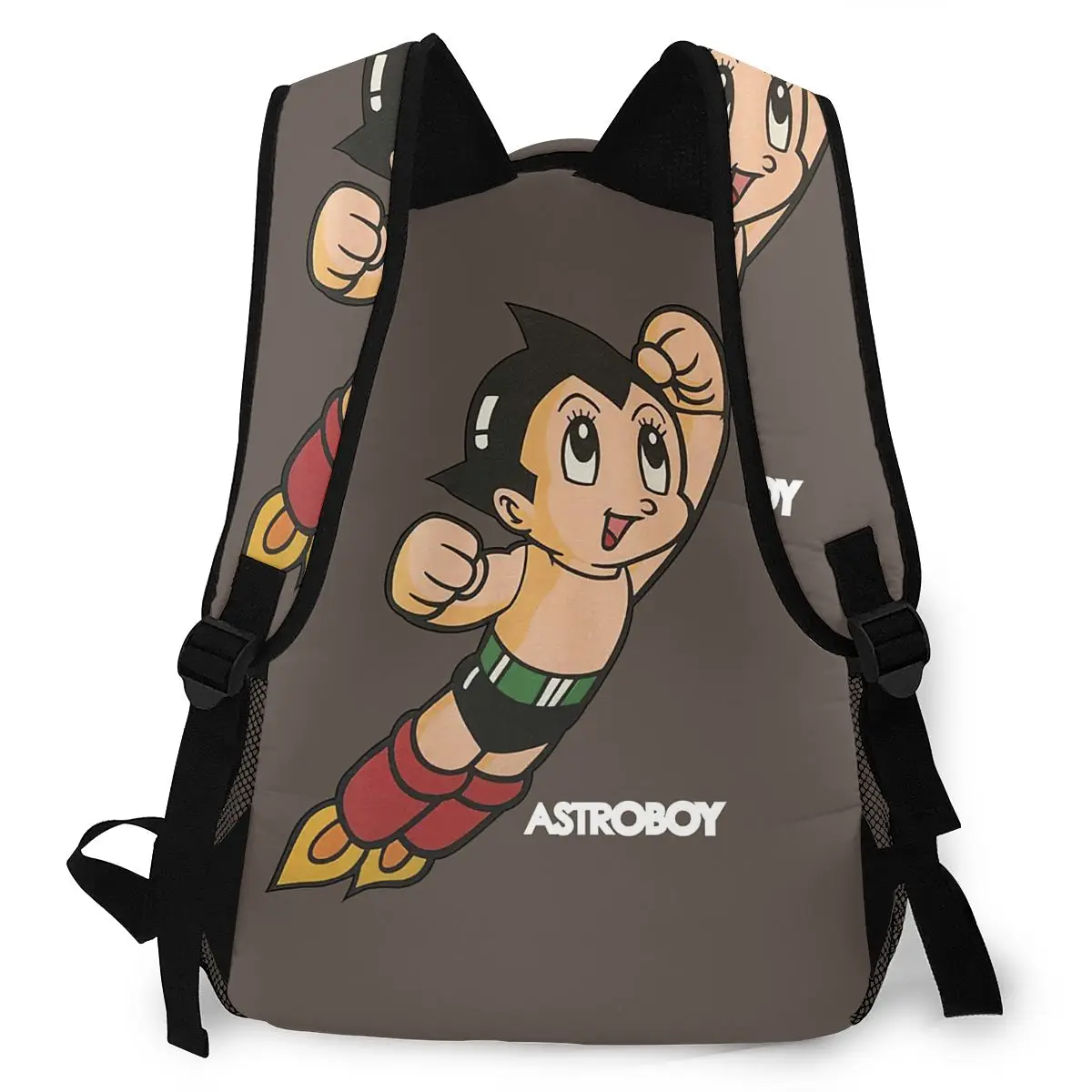 Astroboy ransel untuk anak laki-laki dan perempuan, tas punggung bepergian untuk remaja sekolah