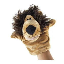 Children Lion Big Mouth Hand Puppet Plush Stuffed Toy