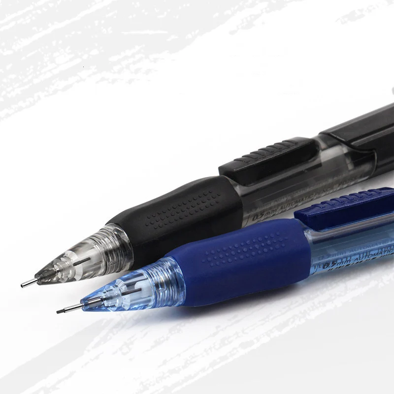 Pentel-lápiz automático japonés PD255, lápiz de presión lateral móvil de 0,5mm, cabezal de borrador, retráctil, cómodo, papelería escolar, 1 unidad