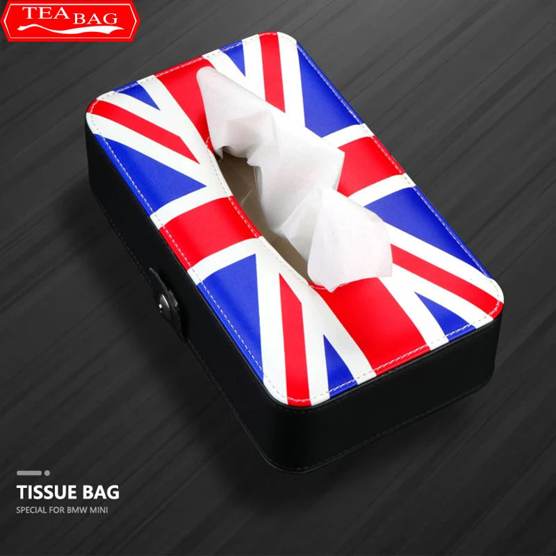 Car Styling Tissue Box Interior Accessories for BMW MINI ONE COOPER S F54 F55 F56 F57 F60 R55 R56 R60 R61 Clubman Decoration