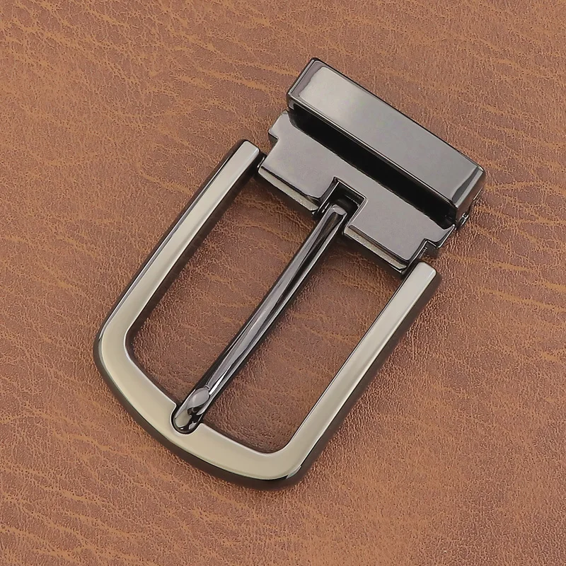 High quality black pin buckle men luxury brand belt only buckle Suitable for the 2.8cm width of the thin belt Without Waistband