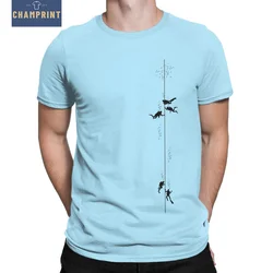 Scuba Diving Diver Dive T Shirt Men Pure Cotton Casual T-Shirts Round Neck Tees Short Sleeve Clothes Classic