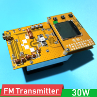 DYKB 30W FM Transmitter PLL Stereo audio 76-108MHz frequency Digital display Radio broadcast Station Receiver GP antenna HAM