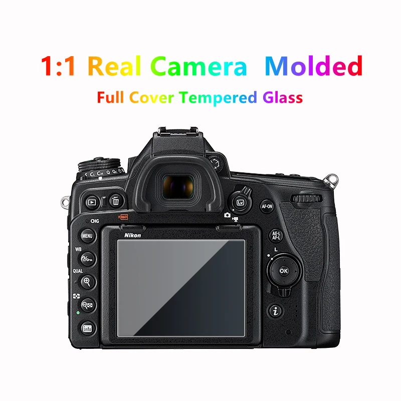 D750 D780 D7500 Pellicola protettiva in vetro per fotocamera Durezza 9H Vetro temperato Protezione schermo ultra sottile per fotocamera Nikon D7200 D7100