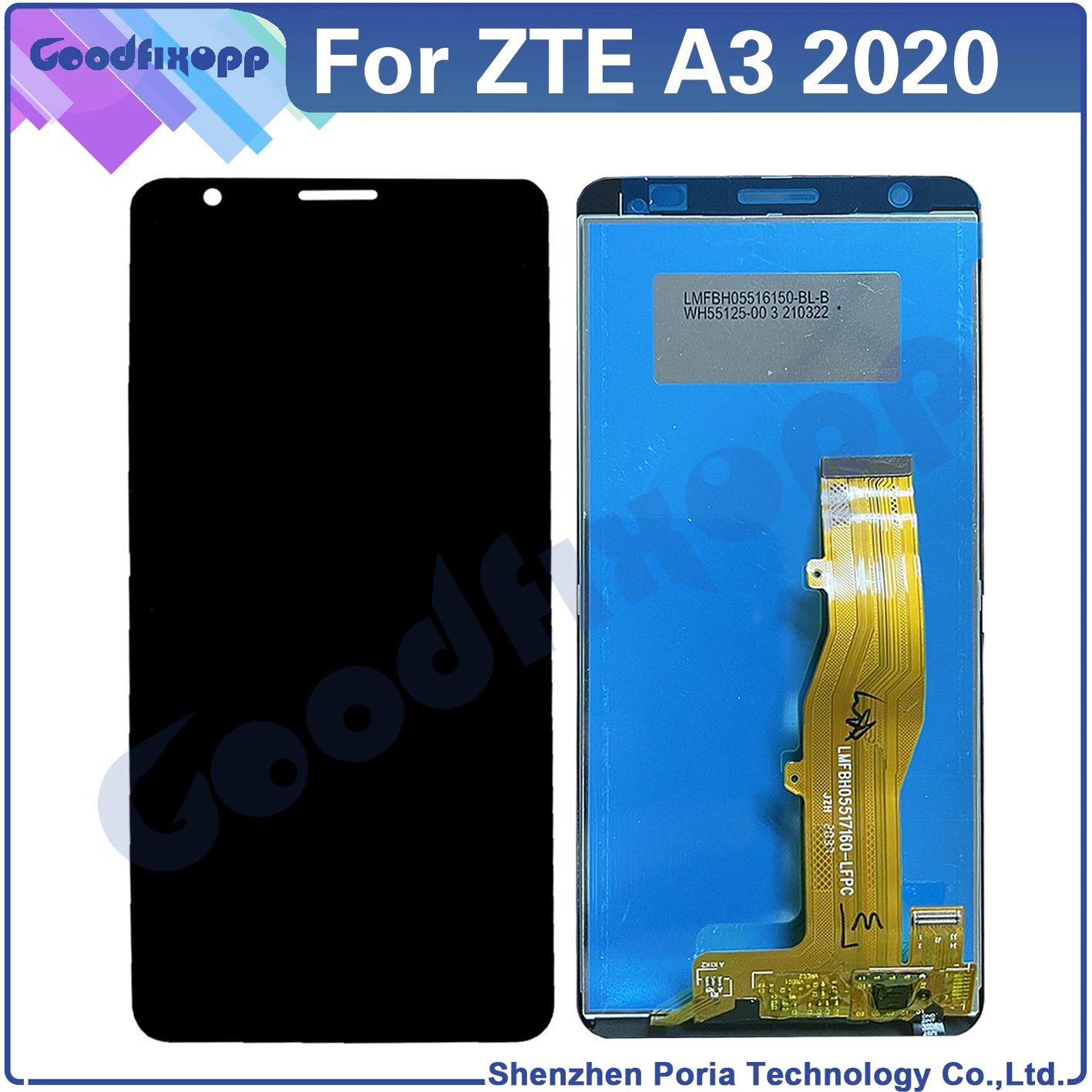 

100% Test AAA For ZTE Blade A3 2020 LCD Display Touch Screen Digitizer Assembly