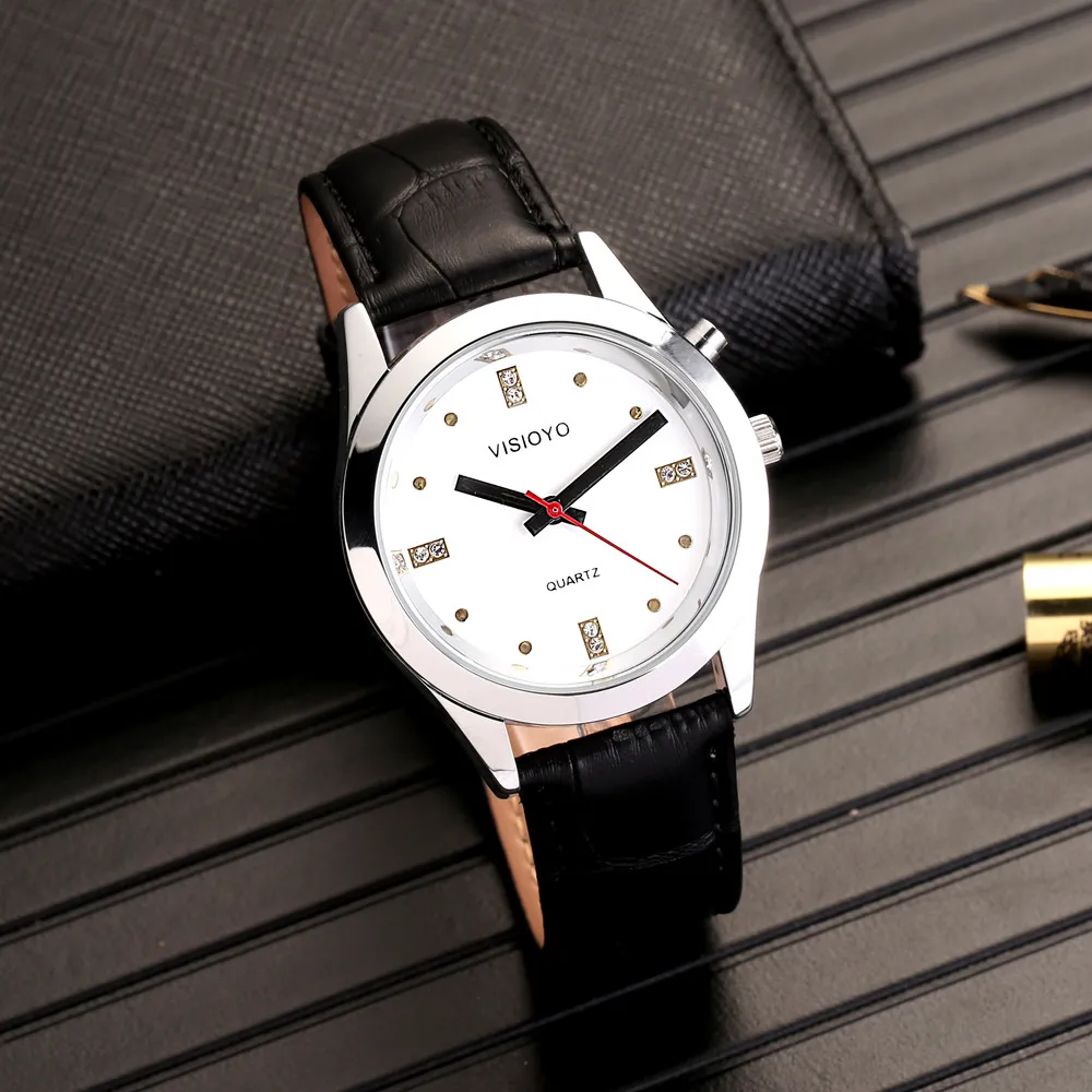 French Talking Watch with Alarm, Talking Date and Time, White Dial TFSW-19F