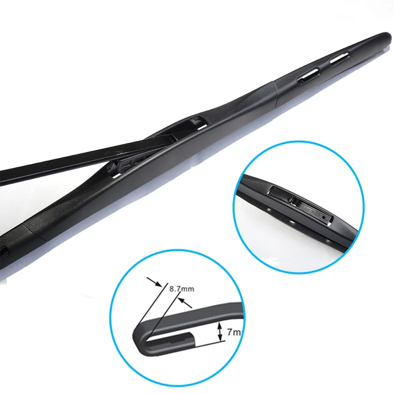 Front Windshield Wiper Blades for Mazda CX-3 CX3 2015 2016 2017 2018 2019 ~2021 Rubber Snow Scraping Frameless Car Accessories