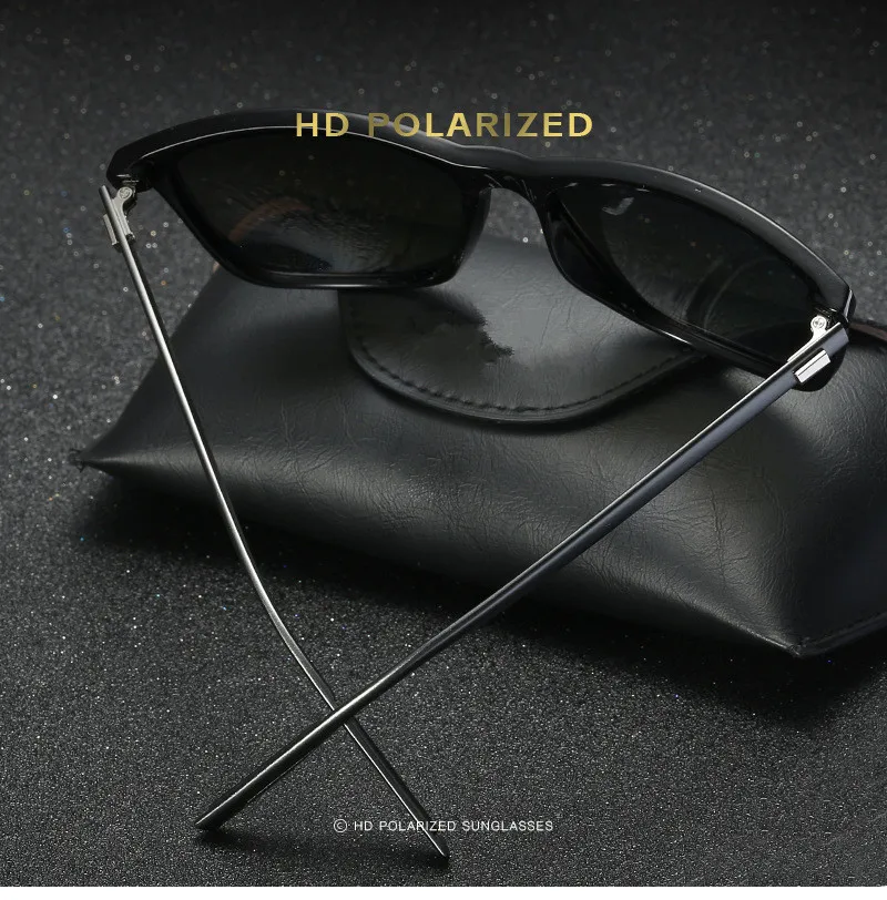 DJXFZLO Männer Vintage Aluminium Polarisierte Sonnenbrille Klassische Marke sonnenbrille Beschichtung Objektiv Fahren Brillen Für Männer/Frauen – Detail 2