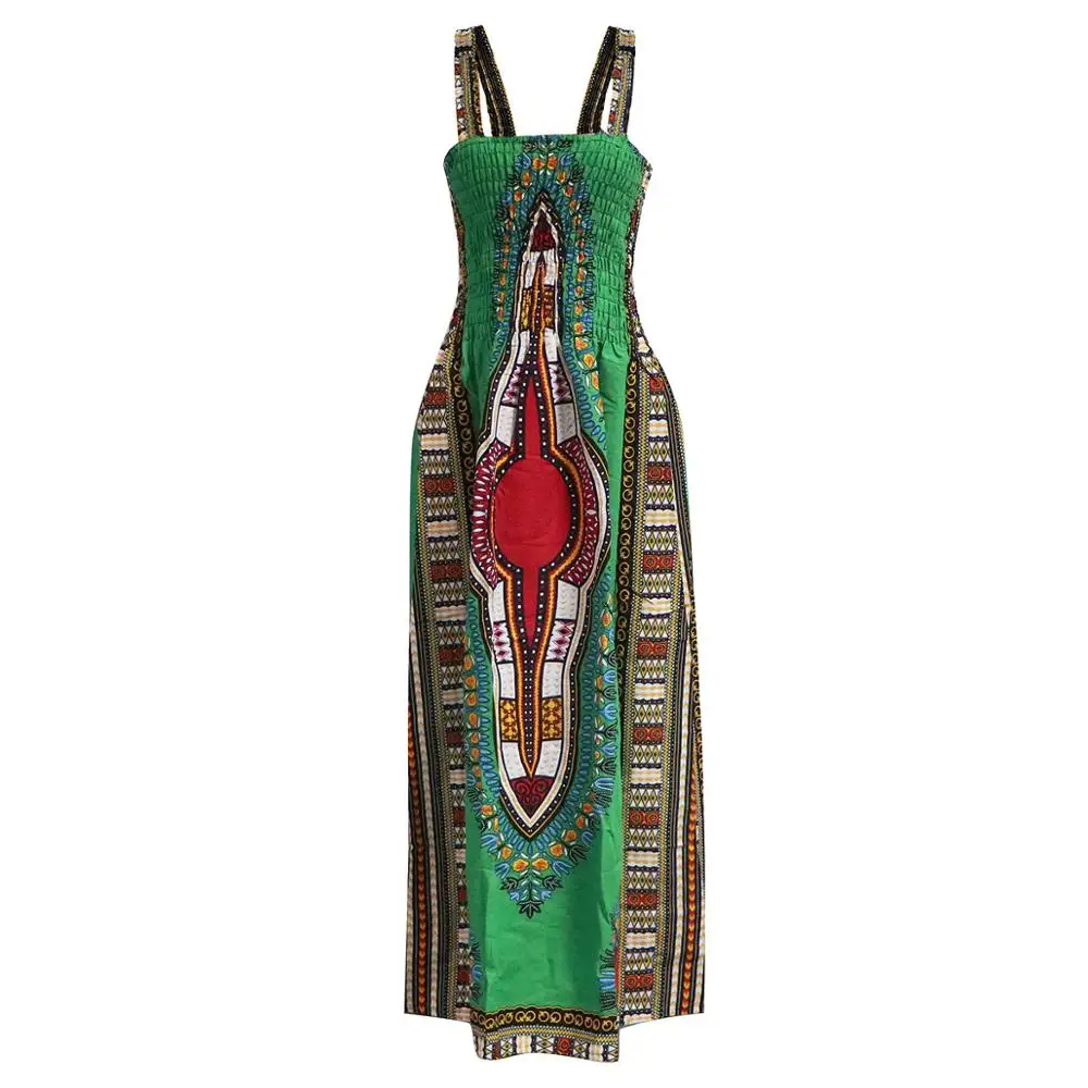 Dashiki Casual Zonnejurk Strand Vrouwen Sexy Jurk Vestidos Afrikaanse Jurken Voor Vrouwen Sexy Backless Jurk