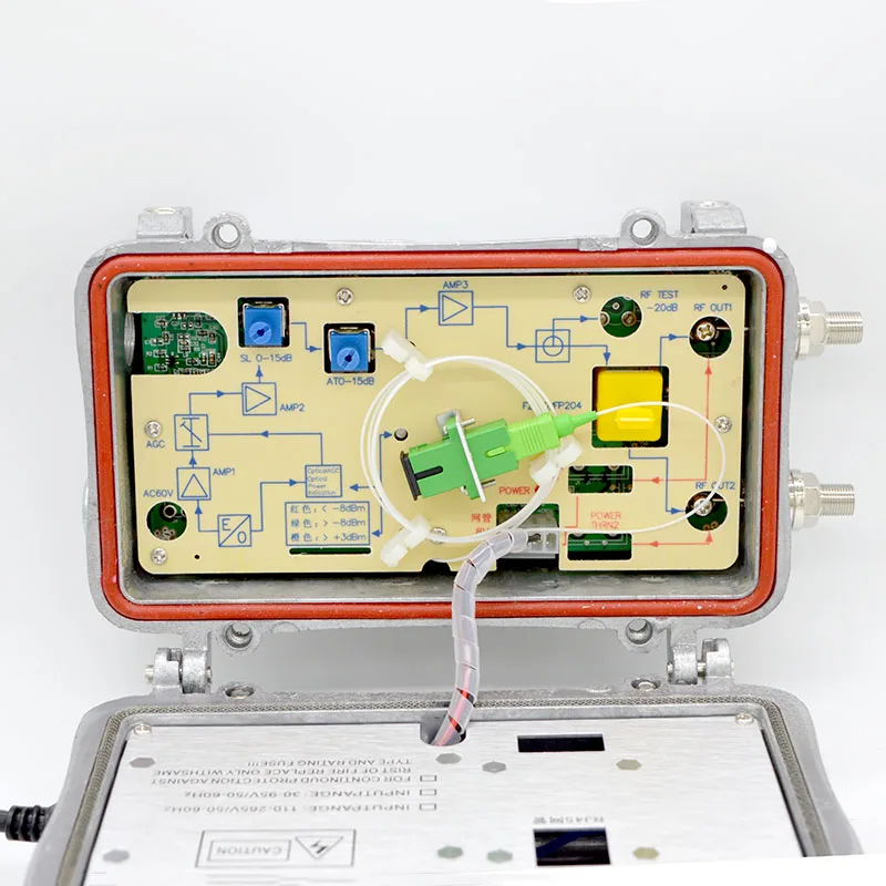 FTTH/FTTB CATV عقدة استقبال بصري 1100 ~ 1600nm التلفزيون الرقمي SC/APC استقبال بصري مع AGC أفضل الأسعار بالجملة #4