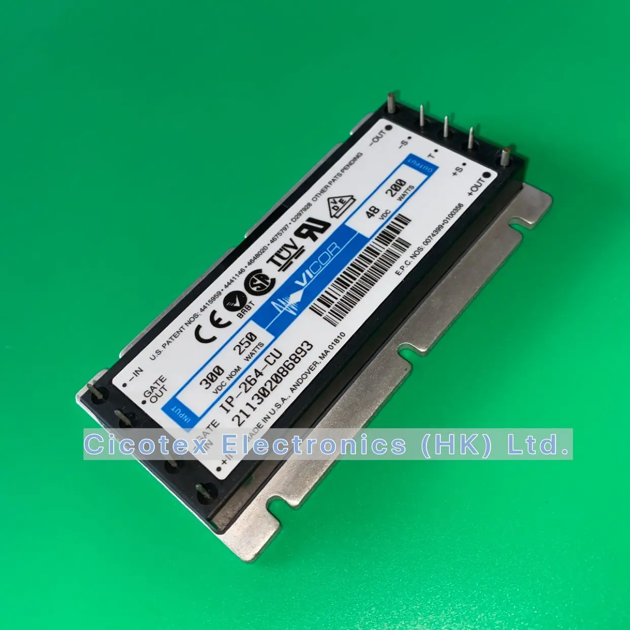 

IP-264-CU DC-DC IP 264 CU CONVERTER 300 VDC NOM 250 WATTS MODULE IGBT IP264CU IP-264CU