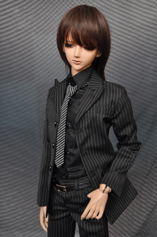 

1/4 1/3 scale BJD clothes Striped Suit coat + shirt + pants for BJD doll accessories ID72,without doll,shoes,wig and other A0815