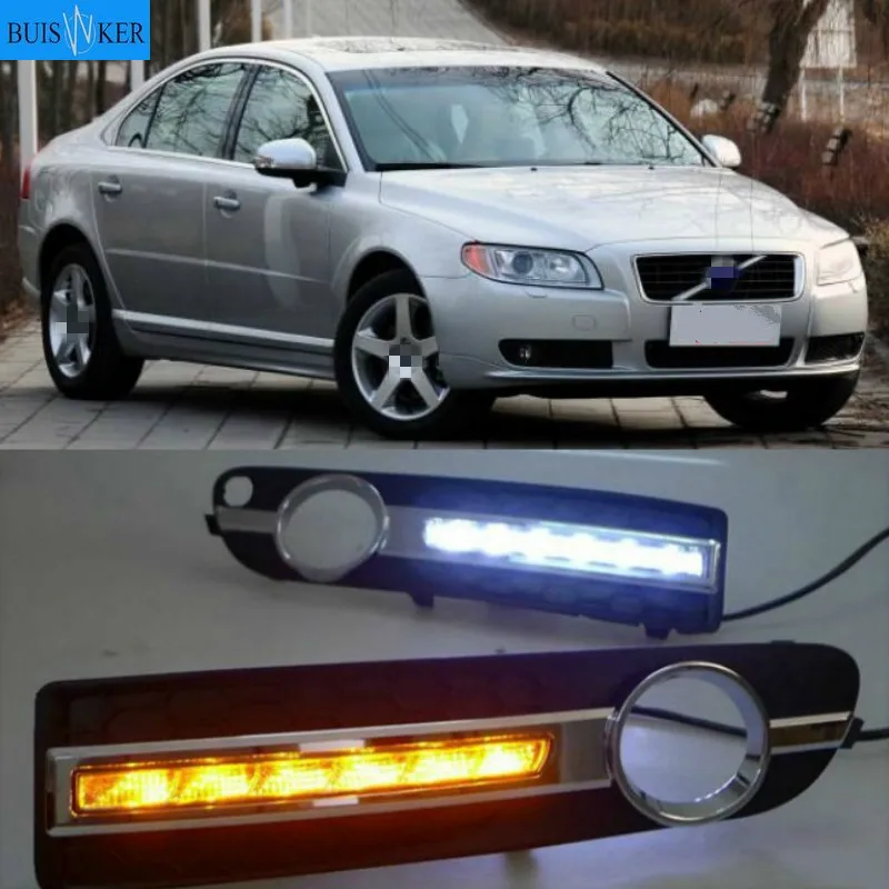 

2pcs Car LED DRL Daytime Running Lights Running Lamp For Volvo S80 S80L 2007 2008 2009 2010 2011 2012 2013