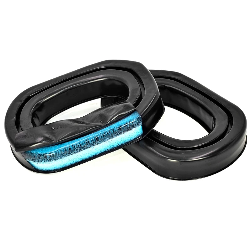 2 قطعة سيليكون جل بطانة للأذن وسادة غطاء سماعة سماعة رأس بخاصية البلوتوث للأذنين ووكر الحلاقة الكهربائية سليم