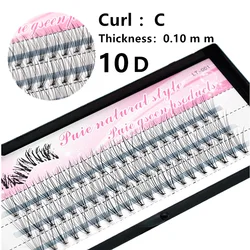 60 Clusters 10D Natural Fluffy Makeup False Eyelashes Personal Eyelash Extension Professional Beauty Tools Free Shipping