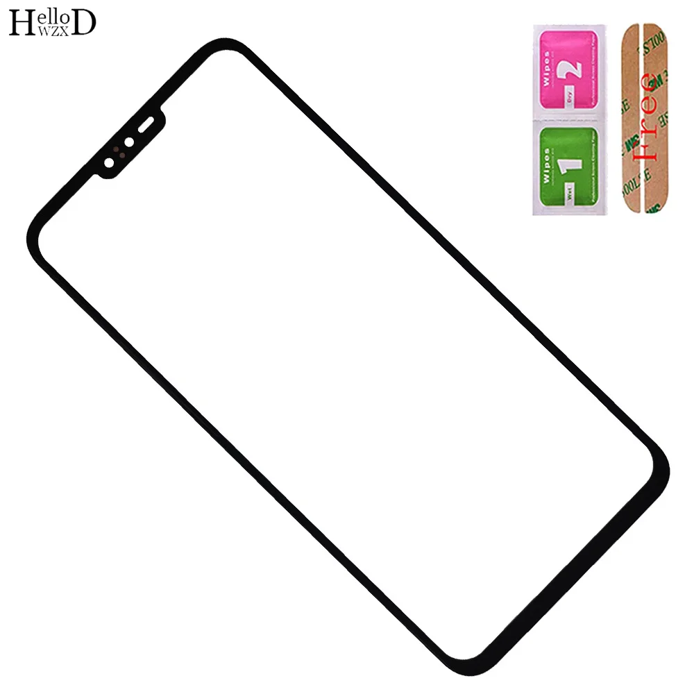 For LG V40 ThinQ V405QA7 V405TAB LCD Front Outer Glass Touch Screen For LG V50 Outer Panel 