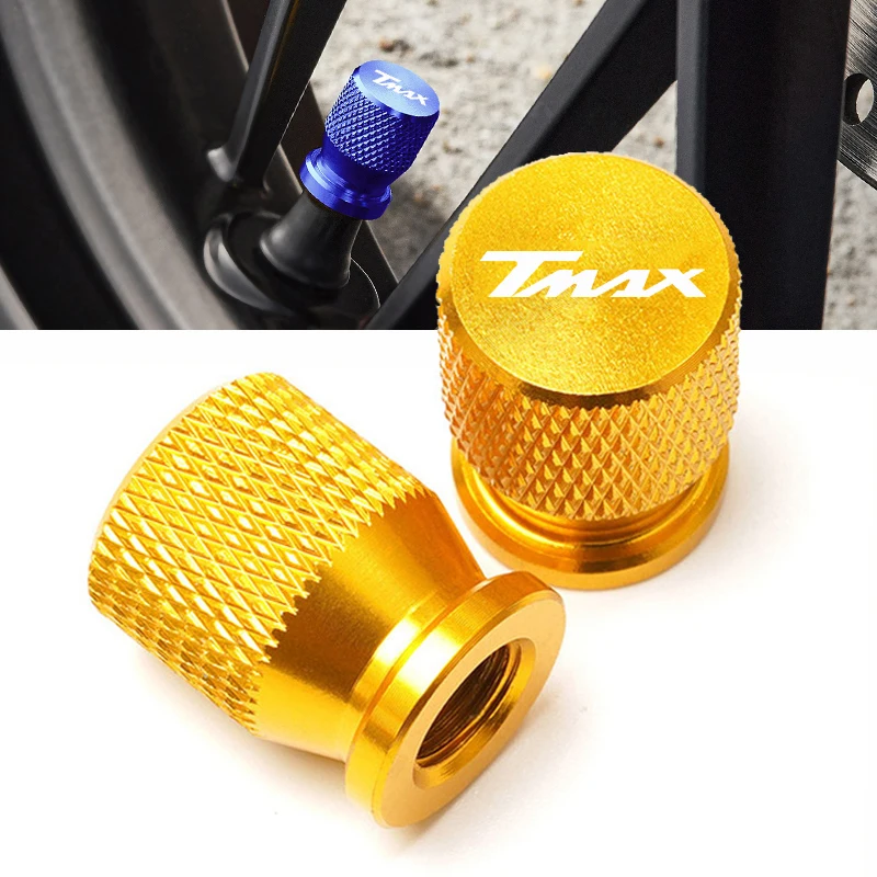 1 Pair Motorcycle CNC Aluminum Wheel Tire Valve caps For YAMAHA XMAX X-MAX 125 250 300 400 TMAX 500 560 530 SX/DX all year