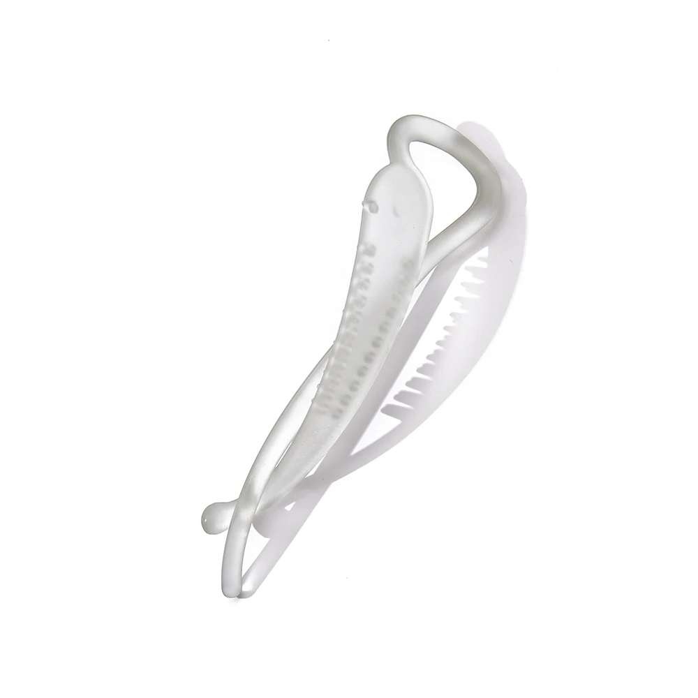 FORWOT Banana Clip di Capelli Acrilico Artigli Dei Capelli Forcelle Barrette Granchio di Colore Solido Coda di Cavallo per Le Donne Accessori Per Capelli Delle Ragazze Fascia