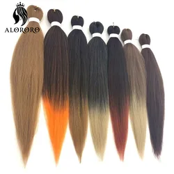 Long Easy Jumbo Tranças Extensões de cabelo sintético, Kanekalon para Crochet, Yaki Straight Trança, Box Cabelo Trançado, 20 