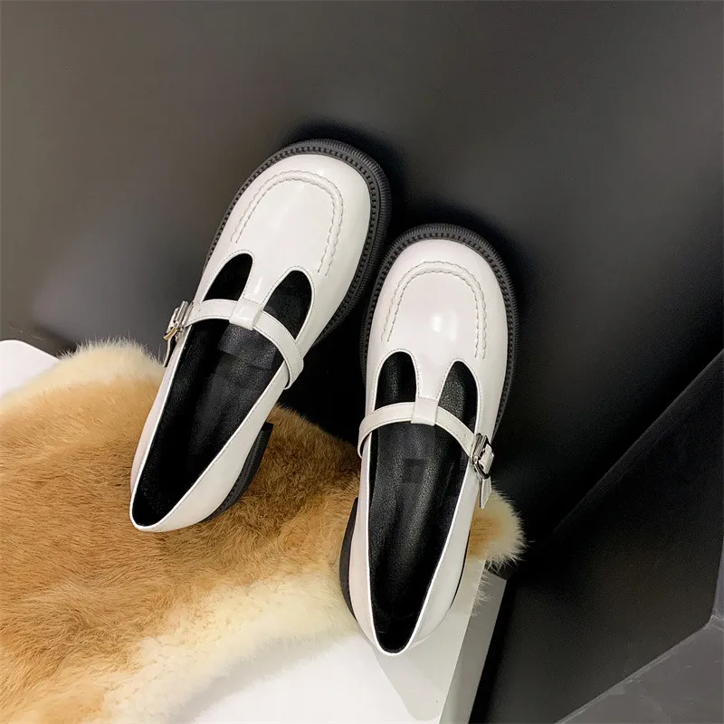 MORAZORA 2024 Big Size 43 Flat Shoes Women Loafers Buckle Hollow Out Fashion Web Celebrity Spring Casual Single Shoes Ladies