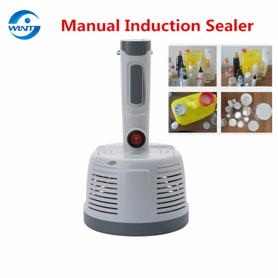 Aluminium Foil Induction Sealing Machine Microcomputer Hand-held Electromagnetic Induction Sealer  With Foils Seals 200pcs