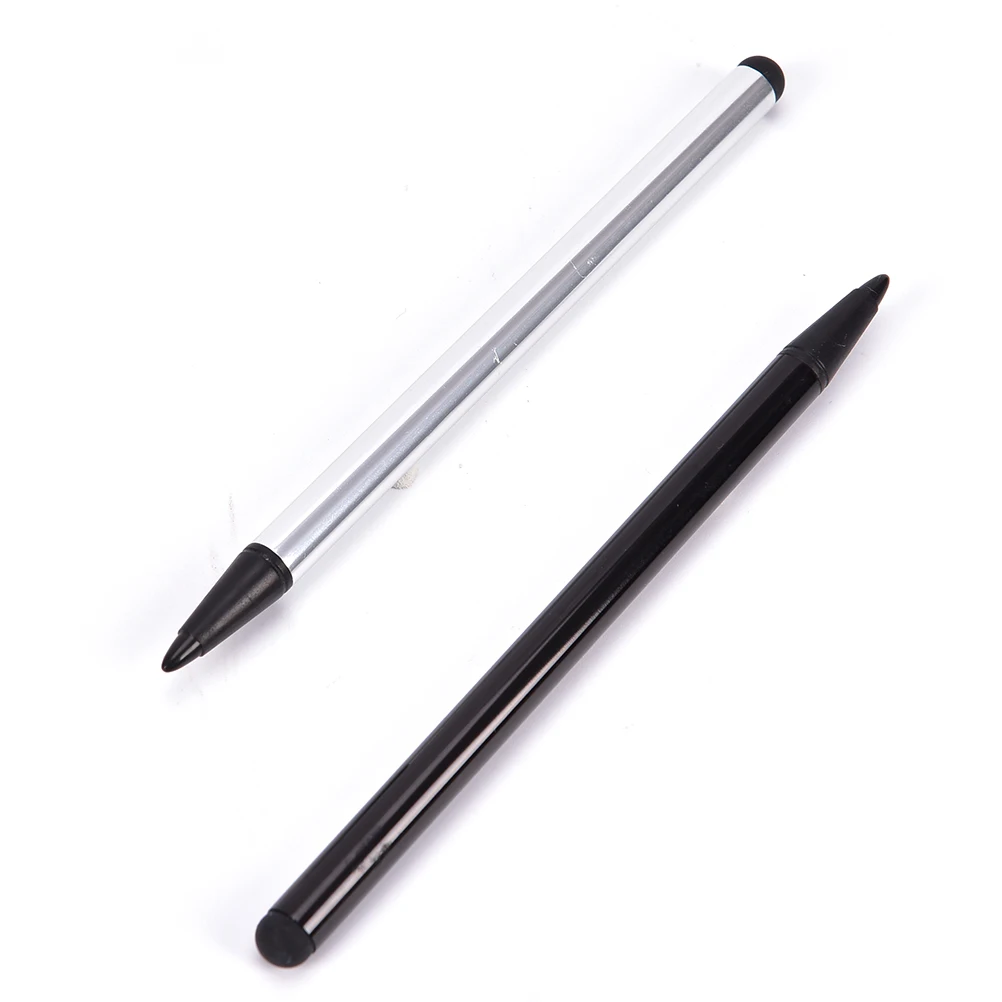 Capacitivo Resistive Touch Screen Stylus Pen, Lápis para Tablet, iPad, Celular, PC, 2 em 1, 1Pc