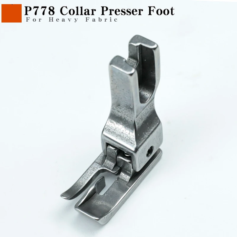 P778 Pesser Foot For Sew Collar Fit All Industrial Single Needle Lockstitch Sewing Machines Special Design 1/32\'\'