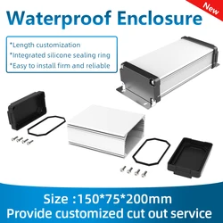 IP68 Metal Enclosure with Integrated silicone sealing ring Housing M02