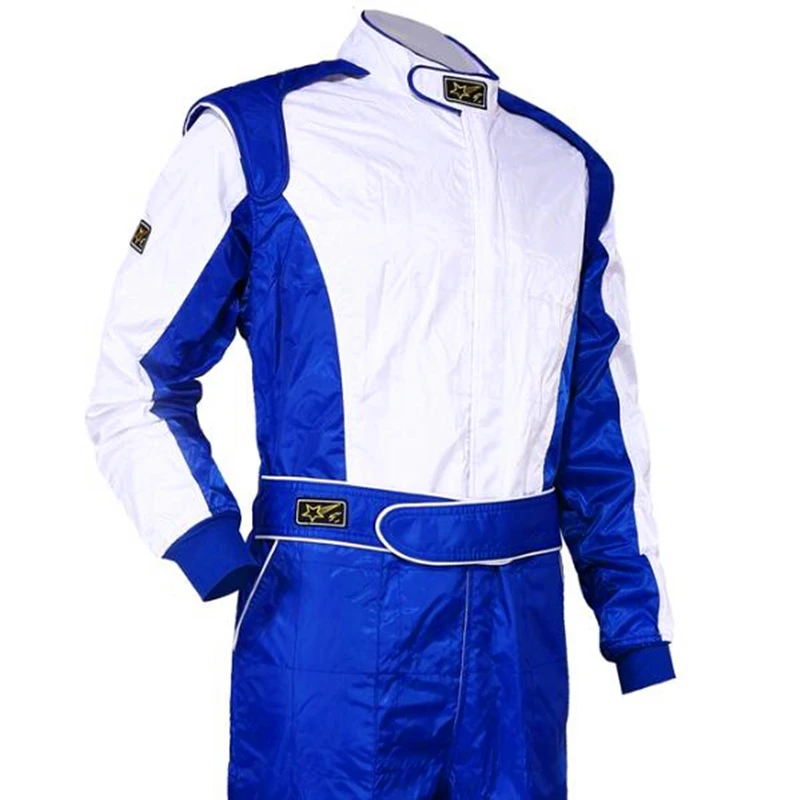 Hoge Kwaliteit Mannen Vrouwen Vlamvertragende Auto Karting Pak Handschoen F1 Formule Racing Venue Kleding Drift Overall Kart Pak Handschoen