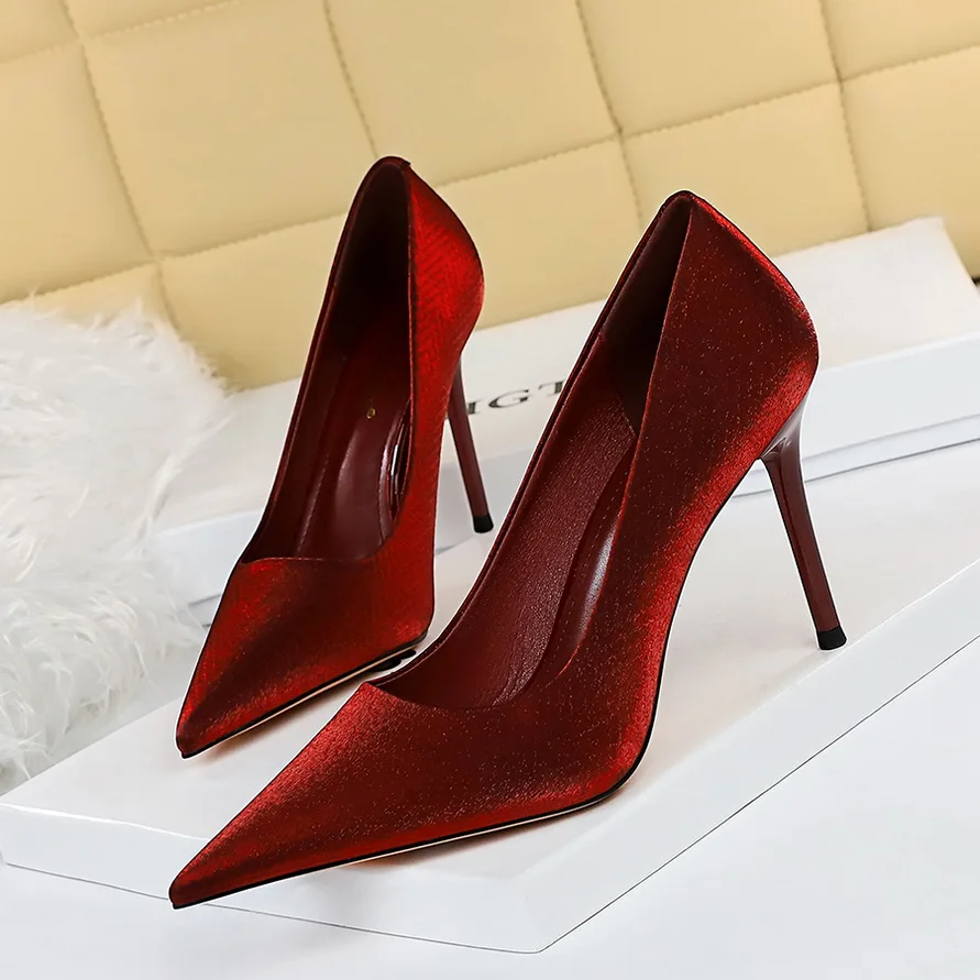 2023 New Fashion High Heels Pointed Toe Thin Heels Women Shoes Sexy Office Worker Ladies Pumps Female Shoes Zapatos De Mujer