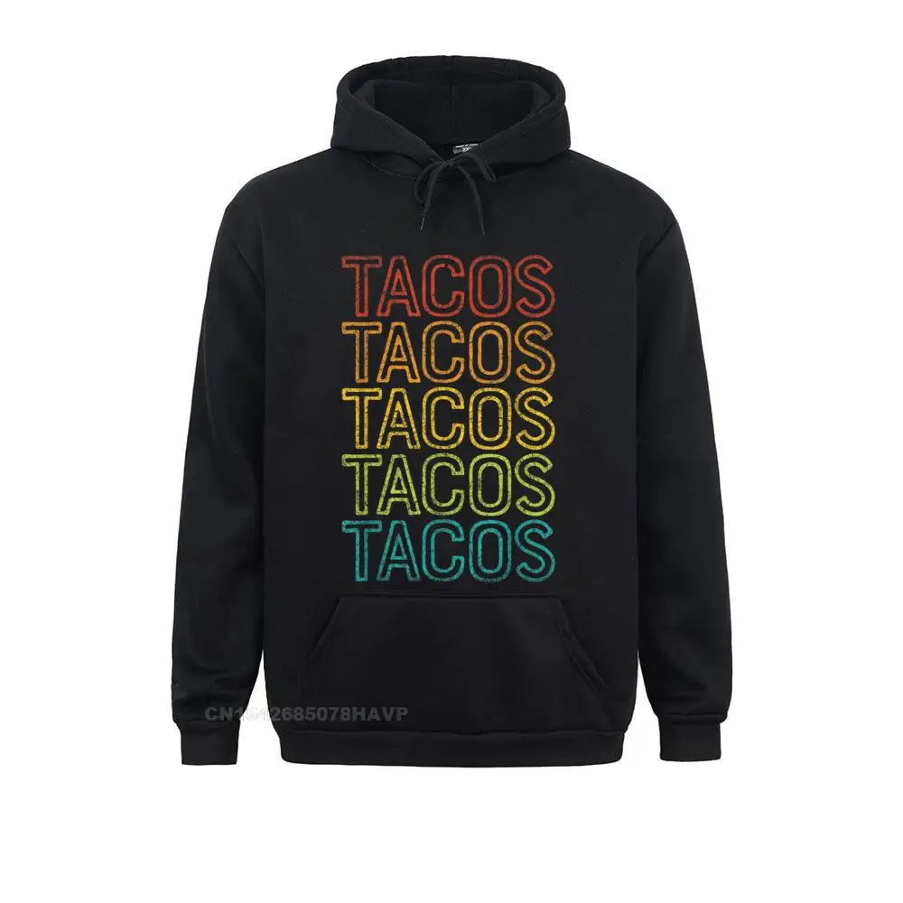 Men Long Sleeve Taco Tacos Retro Tacos Vintage Tuesday Mexican Cinco De Mayo Hoodie Sweatshirts Street Hoodies Cute Clothes