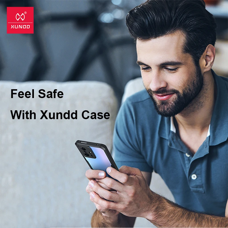 Xundd-Shockproof Clear Bumper Case, Airbag Phone Cover for Xiaomi 11T, Mi 11T, Mi 9T, 10T, 11T Pro