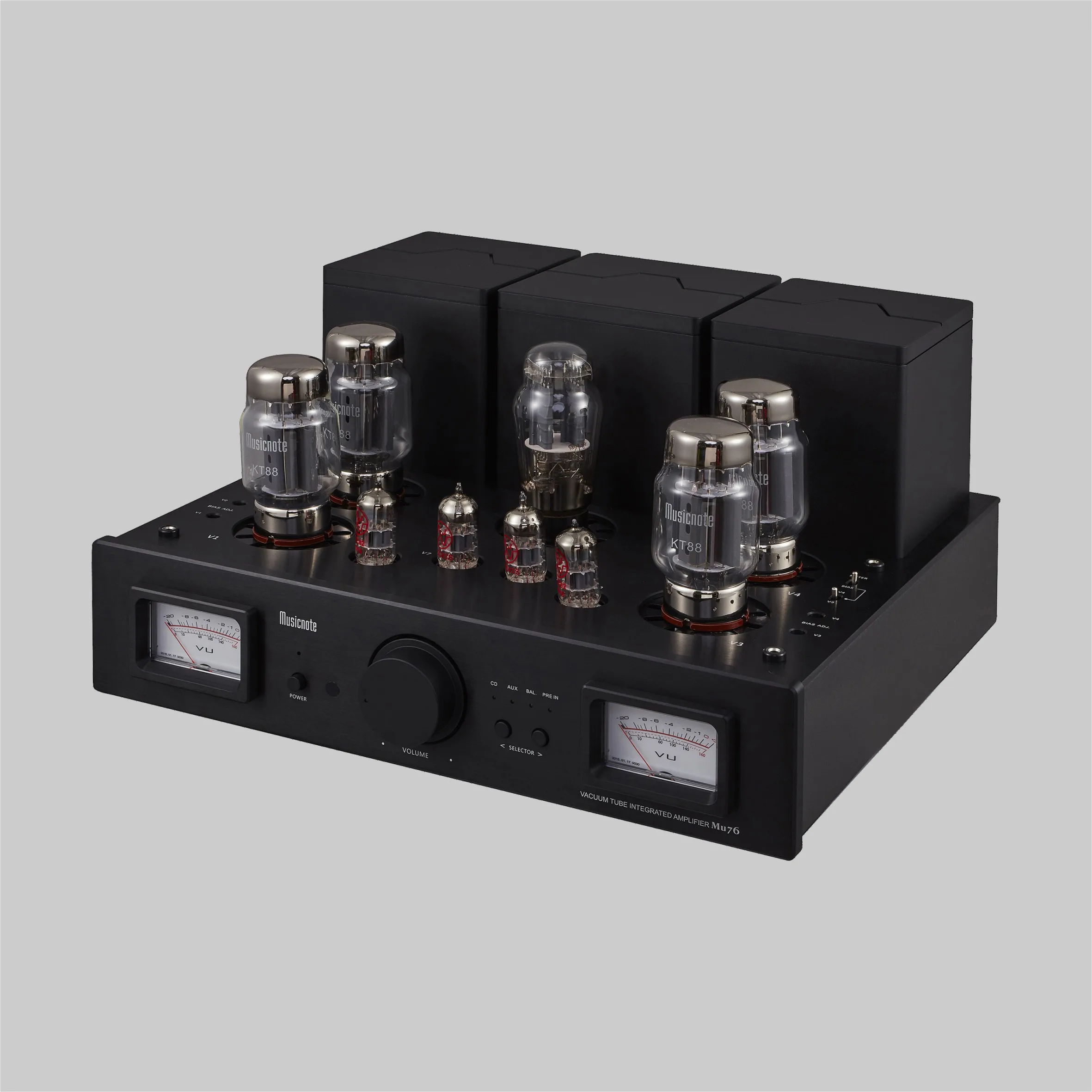 Musicnote MU76 45W*2 fever tube amplifier tube HIFI high fidelity KT88 balanced input tube amplifier 15Hz~30KHz