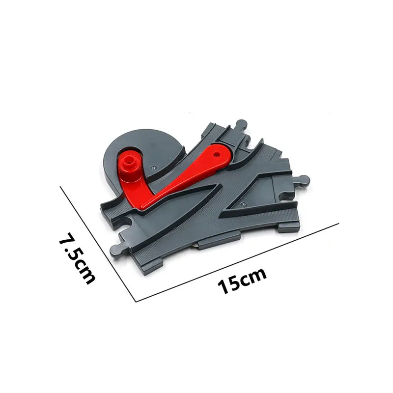 Diy Train Track Large Particle Building Block Accessories Compatible with Building Blocks Kids Toys Children creative gifts