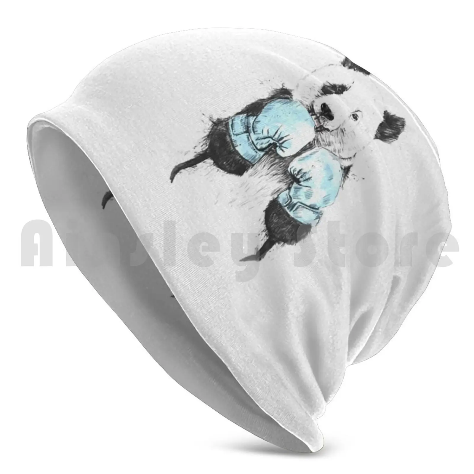 The Winner Beanies Pullover Cap Comfortable Panda Animal Sport Boxing Boxing Gloves Humor Funny Cute Bear Balazs