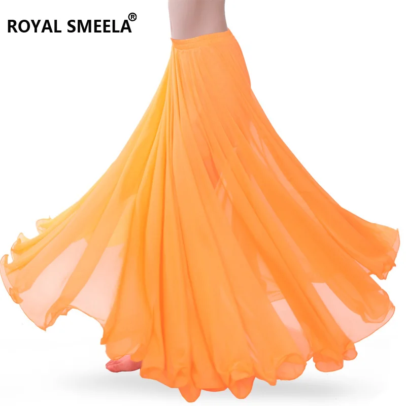 Buikdans Rokken Vrouwen 720 Graden Grote Schommel Rok Maxi Rok Buikdans Jurk Professionele Buikdans Kostuums Chiffon Rok
