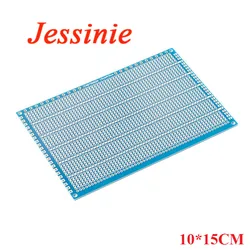 2pcs DIY 10*15CM Blue Single Side Prototype Paper PCB Universal Experiment Matrix Circuit Board 10x15CM For Arduino