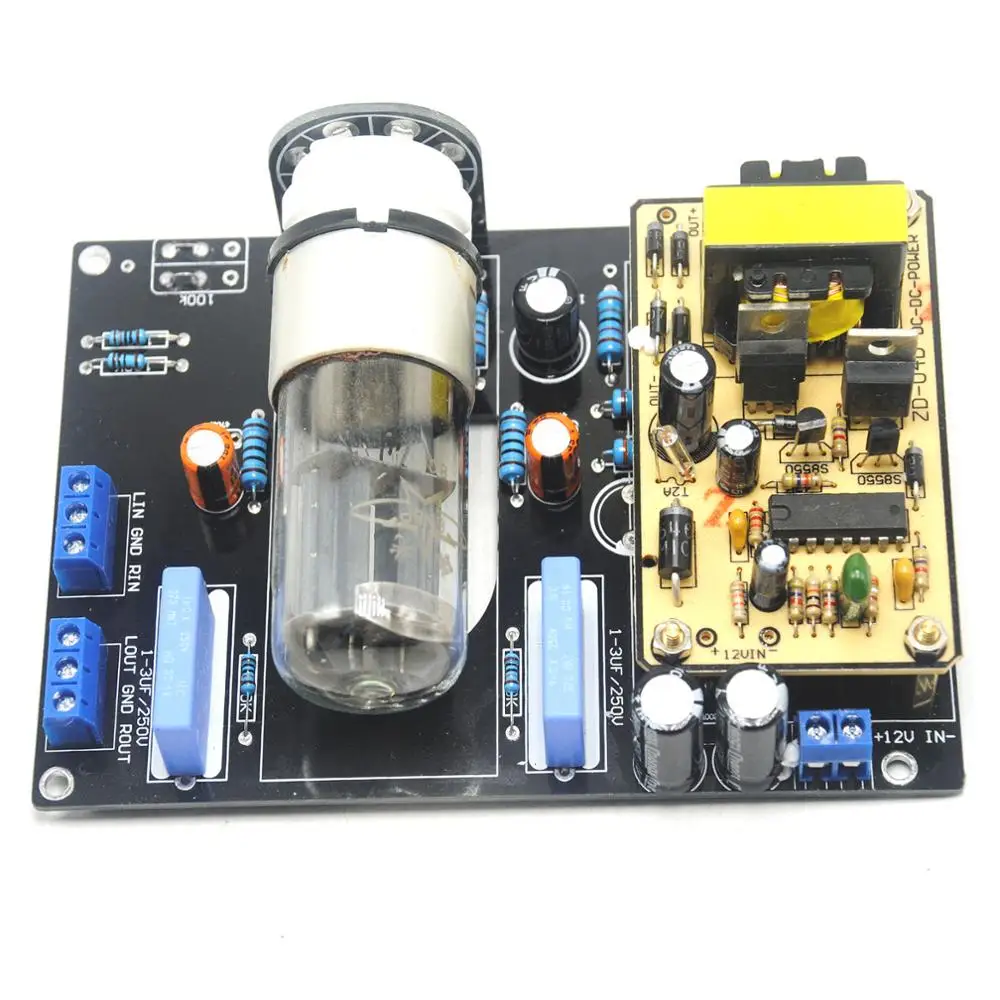 DC12V Car 6N8P (6H8C 6SN7) Tube Pre-stage Finished Board