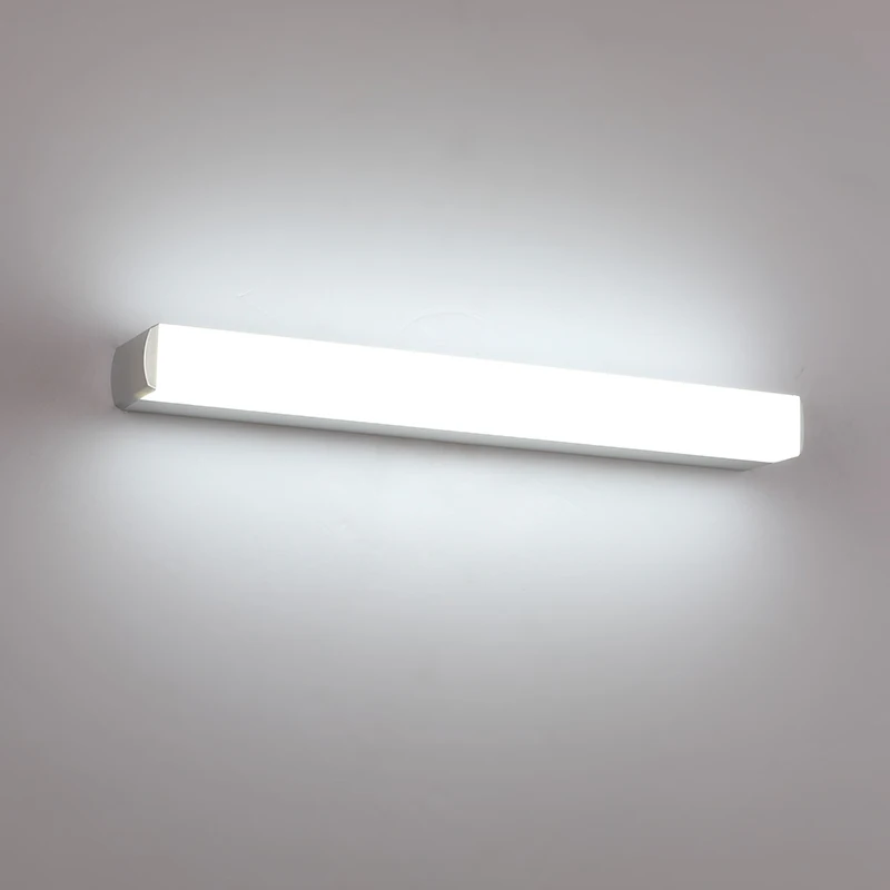 Imagem -05 - Moderno Espelho Led Luz 12w 16 22 Simples Luminária de Parede Ac220v 110v Acrílico Fixado na Parede do Banheiro Iluminação