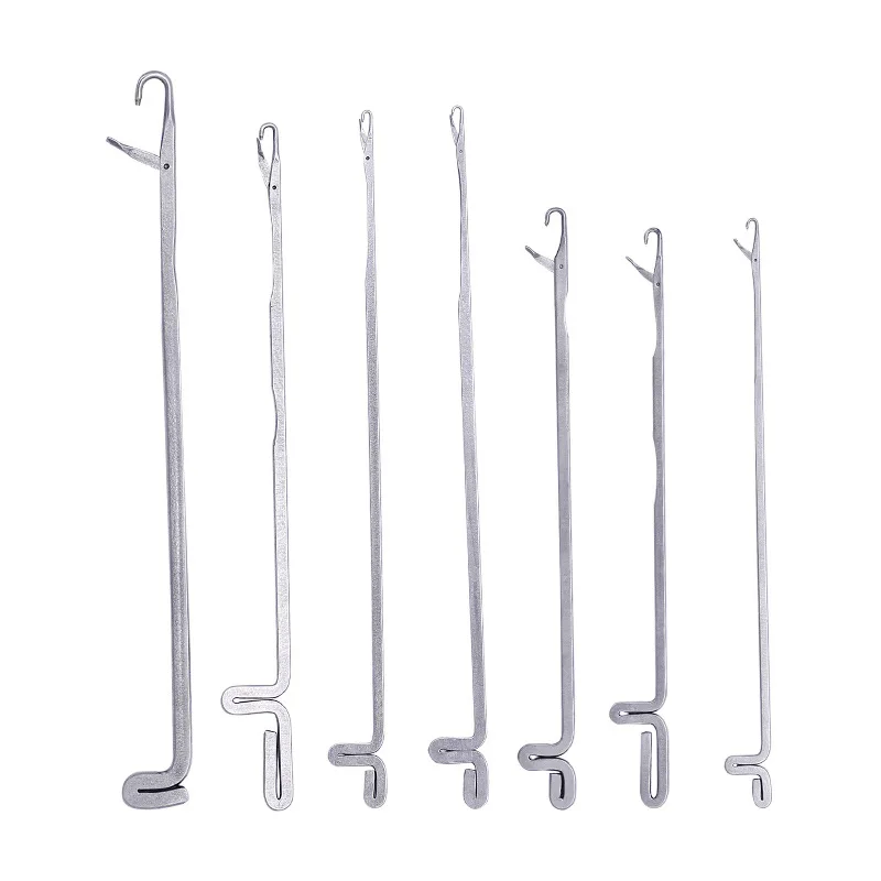 7PCS 7 Size Latch Needles Crochet Hook Knitting Tools Bearded Hooked Needles Hand CraftsTools Supplies DIY Accessories