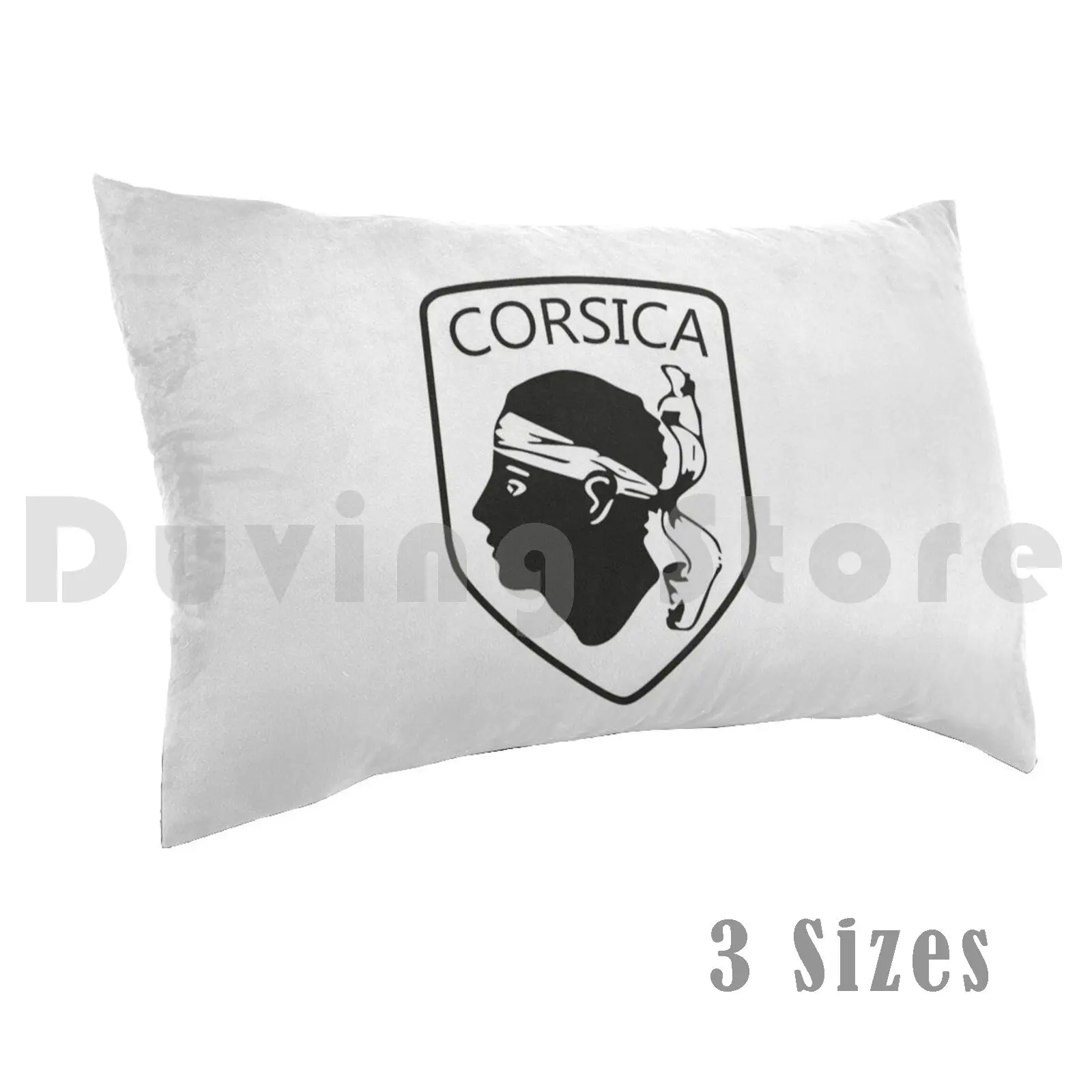 Corsica Corse Flag Head France Pillow Case DIY 50*70 Island Head Corsica Corsican France Corse French Flag