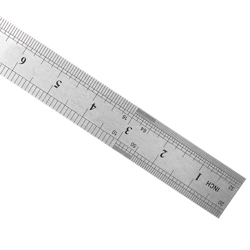 Stainless Steel Double Side Measuring Straight Edge Ruler 60cm/24\