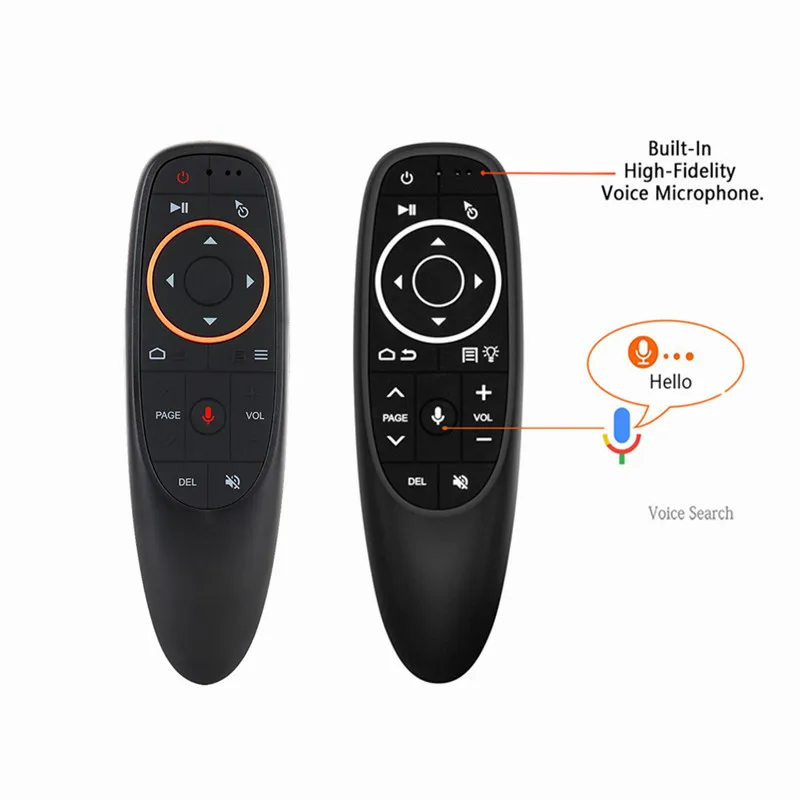 G10 G10S Pro Voice Remote Control 2.4G Wireless Air Mouse Gyro Sensing Game IR Learning for Android TV BOX With USB Receiver