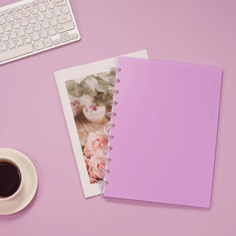 A4 Loose-leaf Notebook Cover Student Loose-leaf Notebook Cloth Mushroom Hole Loose-leaf Notebook Business Notebook Shell