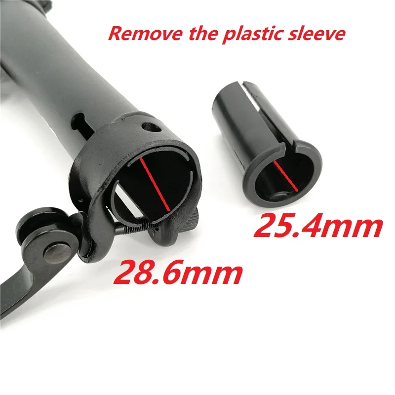 Folding Bike Stem 22.2mm 25.4mm Fork Double Section Stem Part Left Fold Stem Repair Parts