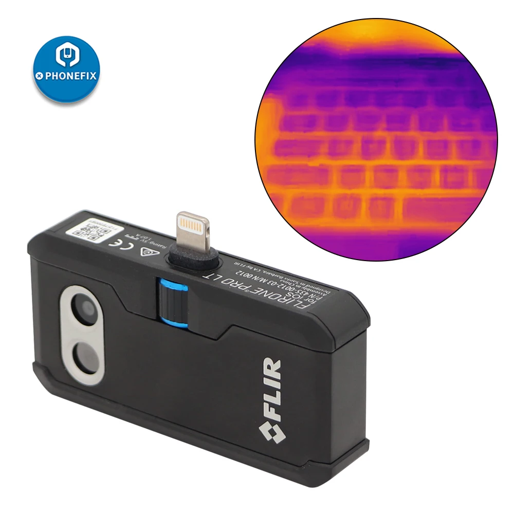 Infrared Thermal Camera for iPhone Mobile Phone PCB Fault Diagnosis High Thermal Detection Imager Camera for Android and iOS